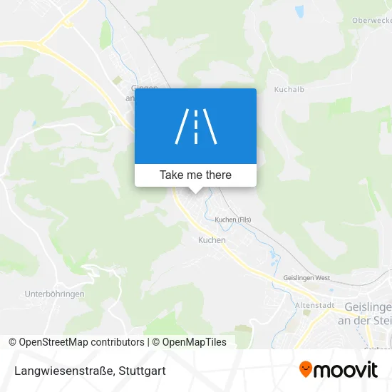 Карта Langwiesenstraße