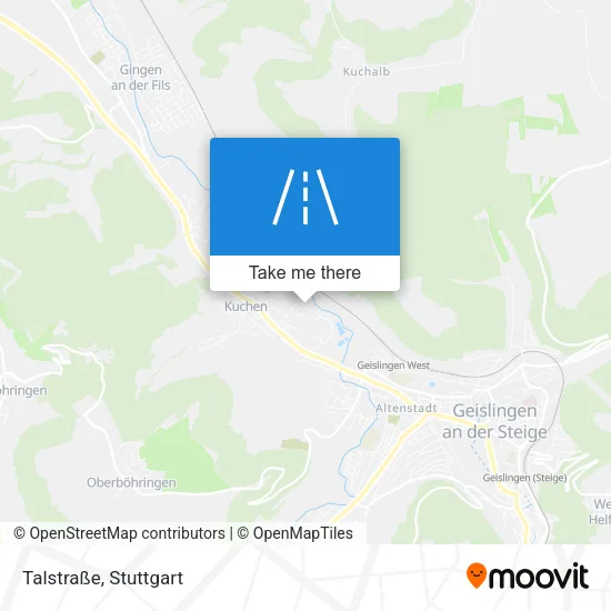 Карта Talstraße