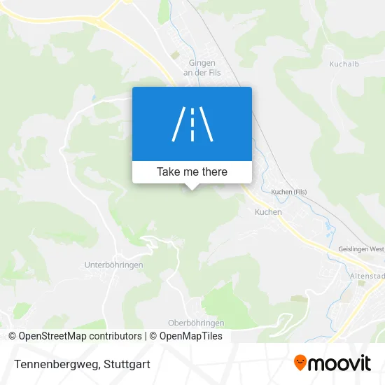 Карта Tennenbergweg