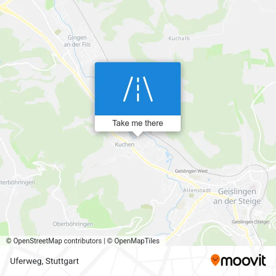 Карта Uferweg