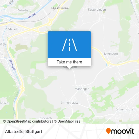 Карта Albstraße