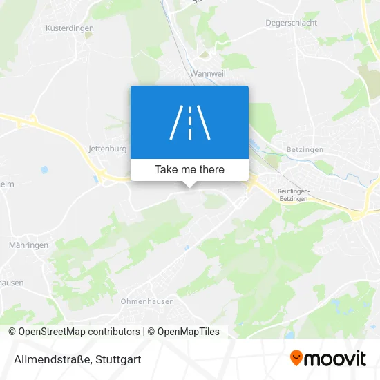 Карта Allmendstraße