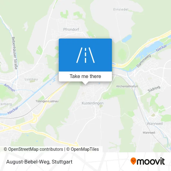 Карта August-Bebel-Weg