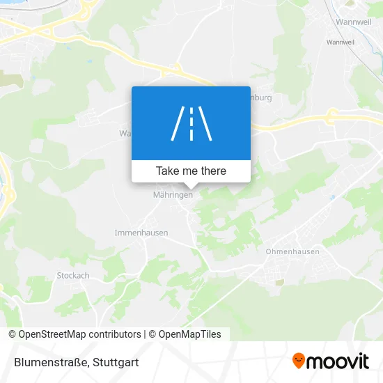 Карта Blumenstraße