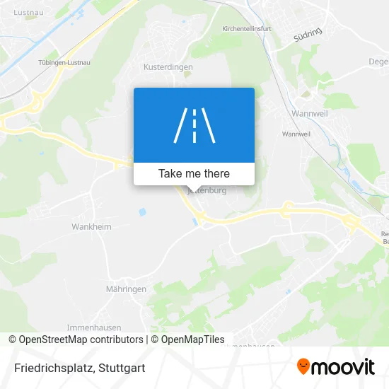 Карта Friedrichsplatz
