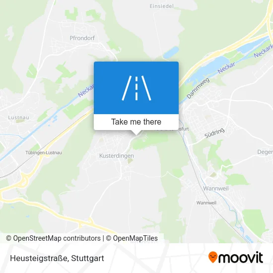 Карта Heusteigstraße