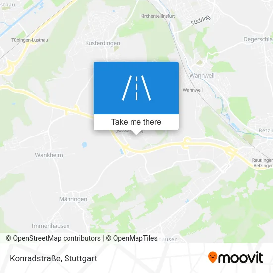 Карта Konradstraße