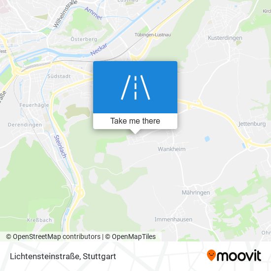 Lichtensteinstraße map