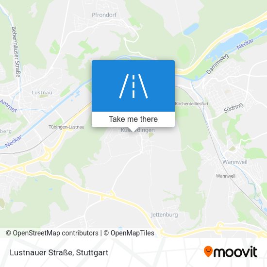 Lustnauer Straße map