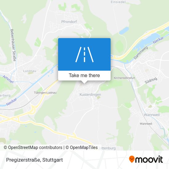 Карта Pregizerstraße