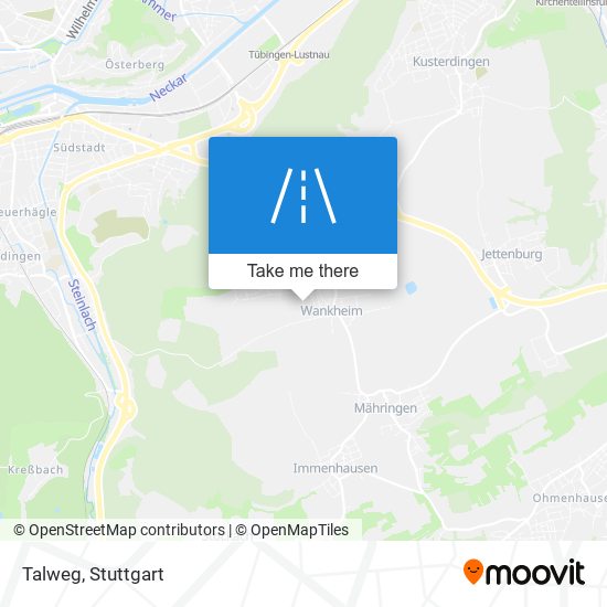 Talweg map