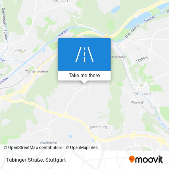 Tübinger Straße map