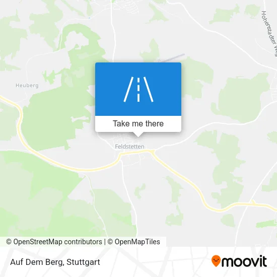 Карта Auf Dem Berg