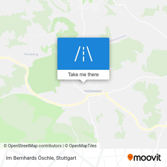 Im Bernhards Öschle map
