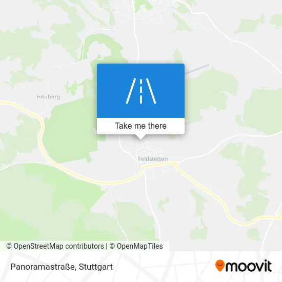 Карта Panoramastraße