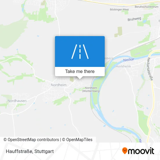 Карта Hauffstraße