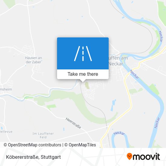 Карта Köbererstraße