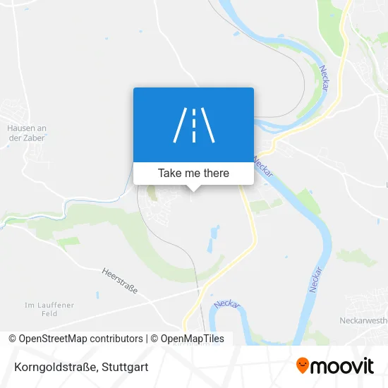 Карта Korngoldstraße