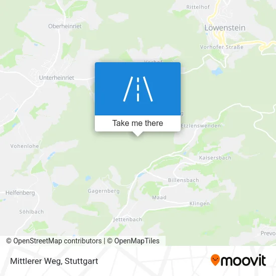Карта Mittlerer Weg