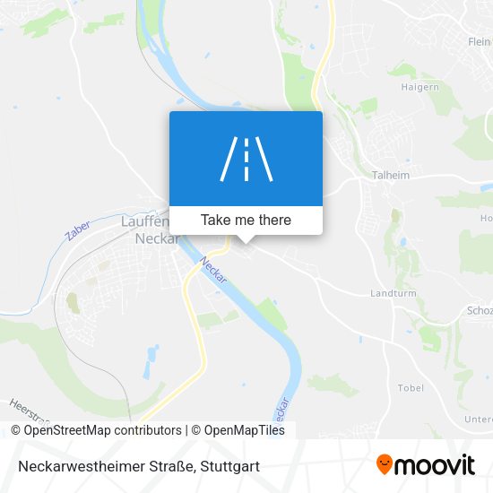 Neckarwestheimer Straße map