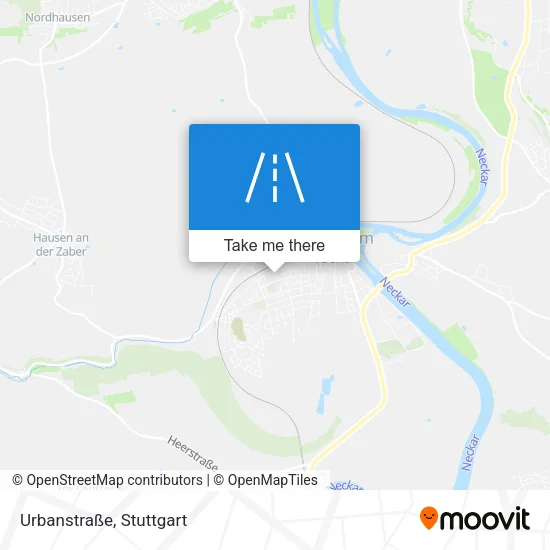 Карта Urbanstraße