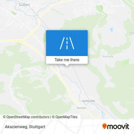 Карта Akazienweg