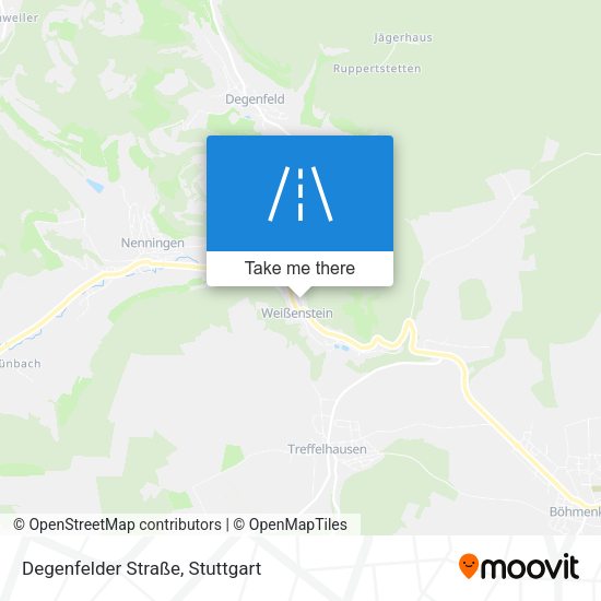 Degenfelder Straße map