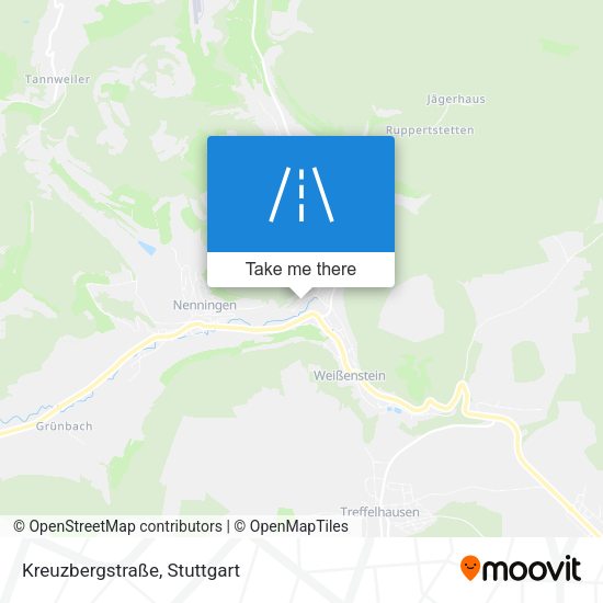 Kreuzbergstraße map