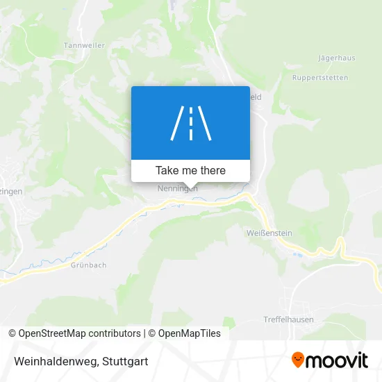 Карта Weinhaldenweg