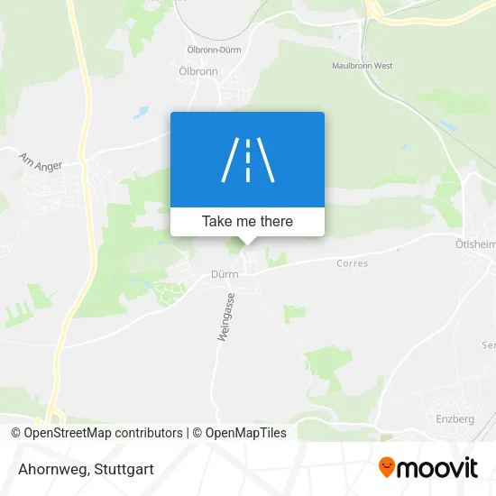 Ahornweg map