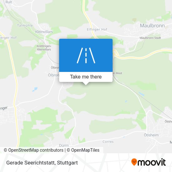 Карта Gerade Seerichtstatt