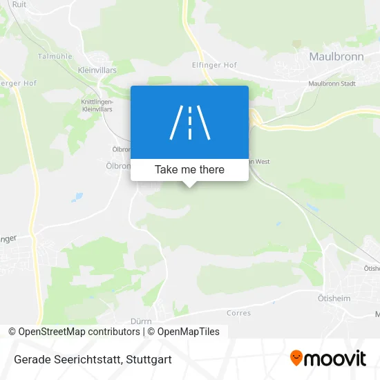 Карта Gerade Seerichtstatt