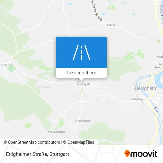 Карта Erligheimer Straße