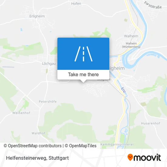 Карта Helfensteinerweg