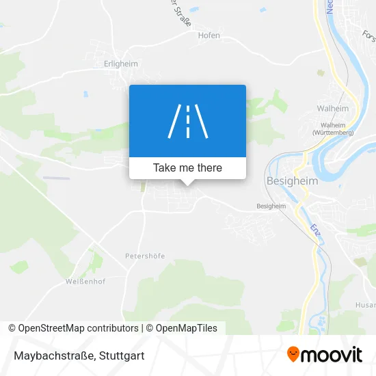 Карта Maybachstraße