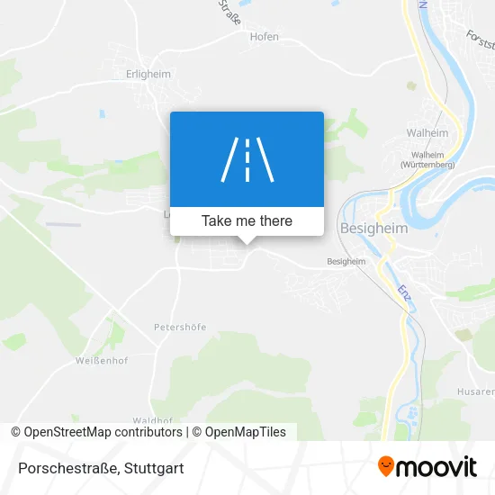 Porschestraße map