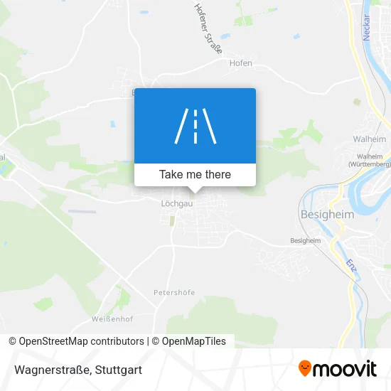 Карта Wagnerstraße