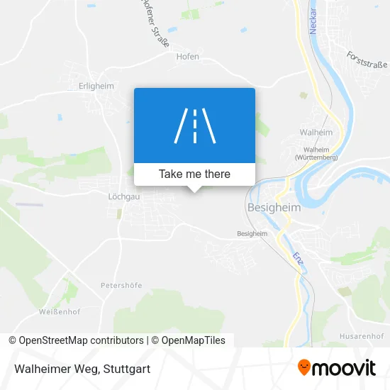 Карта Walheimer Weg