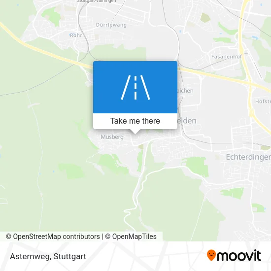 Карта Asternweg