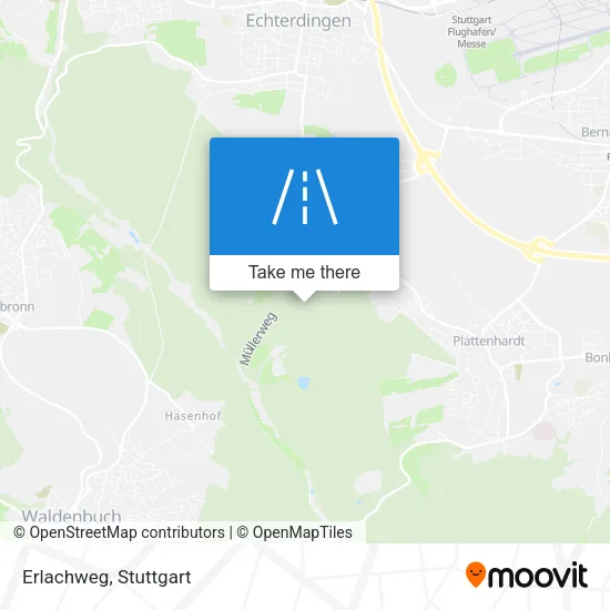 Карта Erlachweg