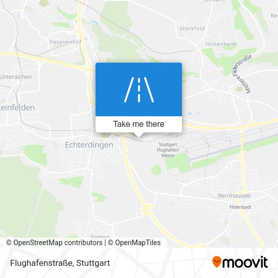 Flughafenstraße map