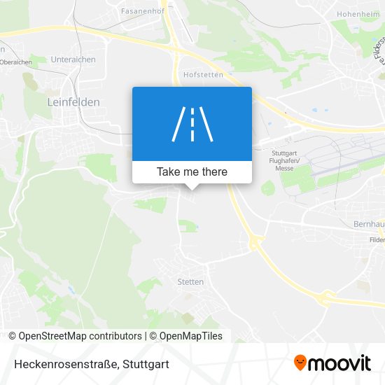 Heckenrosenstraße map