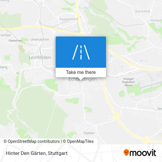Карта Hinter Den Gärten