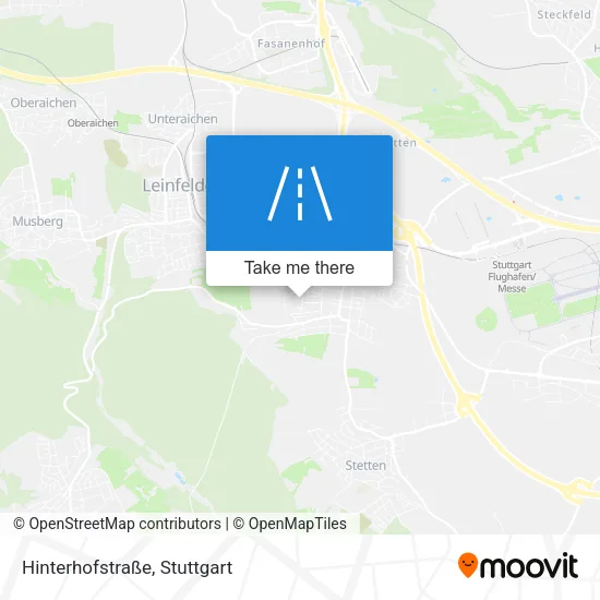 Карта Hinterhofstraße