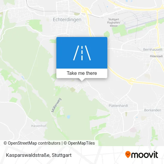 Карта Kasparswaldstraße