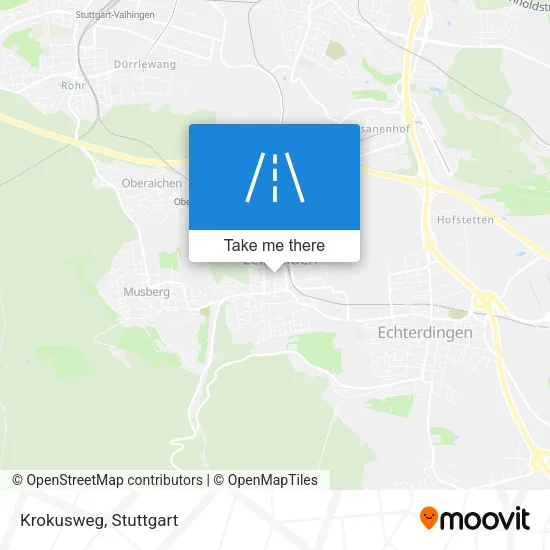 Krokusweg map
