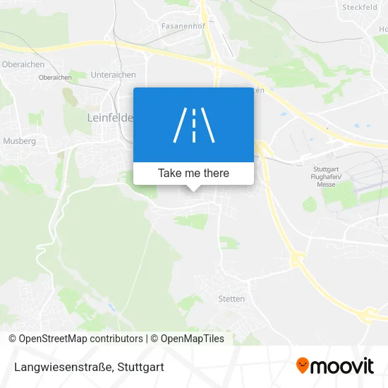 Карта Langwiesenstraße