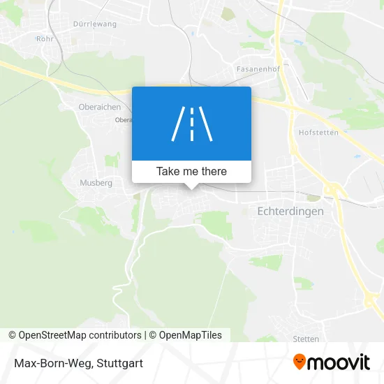 Карта Max-Born-Weg