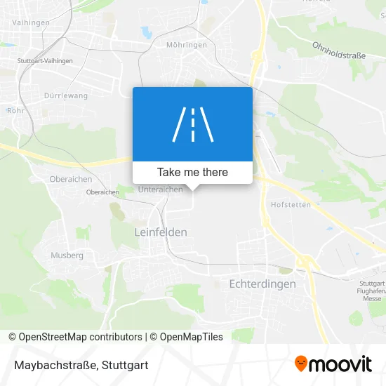 Карта Maybachstraße