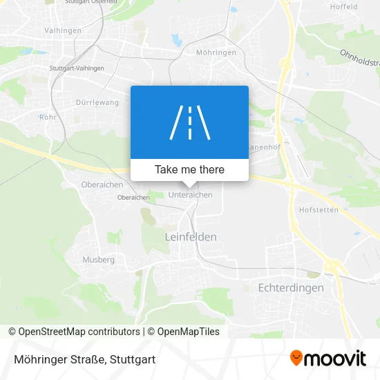 Карта Möhringer Straße